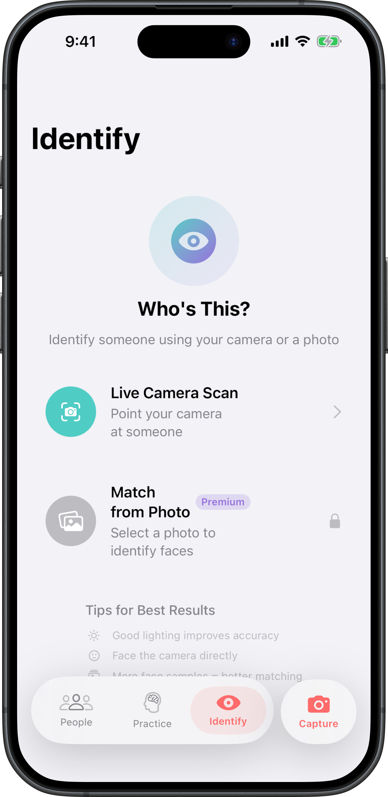 Instant Face Recognition